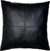 Genuine Leather Square Pillow Cover 29 SkinOutfit